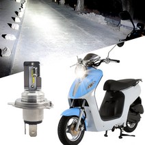 대림 커플 오토바이 LED 전조등 12V H4헤드램프 2면 헤드라이트 바이크, BLT 12v H4 오토바이LED 2면