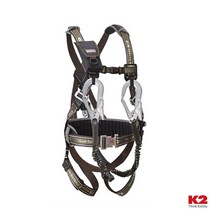 K2 전체식 안전벨트 KB-9201 Y 브라운 더블엘라 L