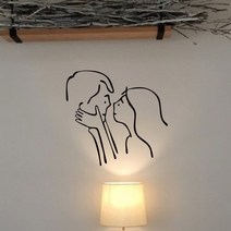 하qis1_시트지문구 드로잉그림 커플 벽스티커 감성소품 인테리어 제작 갬성 제작지 카페 꾸미기 지스티커 홈데코 장식♥erda, ♥erda화이트, Chuu