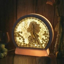 스탠드등 조명 호텔 전구대전야등 남궁여숙소 종이조각등 3D입체광영고풍창의 고궁문000332900, 01 샴페인 컬러, 01 버튼스위치