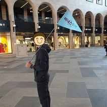 [양면 암막 삼각깃발 ] 등산 산악회깃발/자전거깃발, 15번(우주)