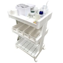 문신 미용 도구 카트 피부 관리실 속눈썹 맛사지 샵 이동카트, 1개, 이동식 정리대[단품]