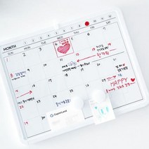 캘린더 화이트 보드 사무실 칠판 메모 보드 35x28cm, 상세페이지 참조