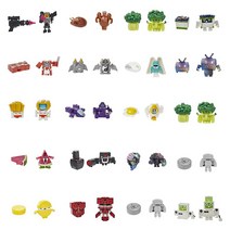 Transformers Toys BotBots Ruckus 랠리 시리즈 6 헝거 허브 & 게이머 긱 20 캐릭터 번들 2-in-1 수집용 피규어