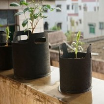 베란다 텃밭 가정용 부직포 화분, 2gallon