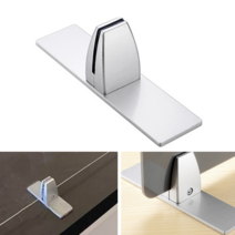 무타공 파티션 받침대 1P 대형 칸막이 브라켓 알루미늄 스탠드 고정, 단품