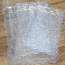아크릴 쟁반 서빙 트레이 카페 과일 쟁반 35.5cm 1p, 단품