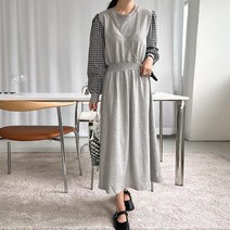키첼 뉴진 체크 원피스
