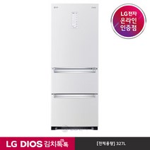 [LG][공식판매점] LG DIOS 김치톡톡 스탠드 김치냉장고 K331W142 (327L), 폐가전수거없음, 폐가전수거없음