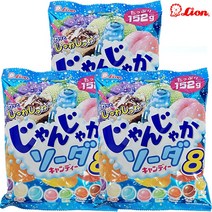 잔자카 소다향 캔디 152g 소다 사탕, 3개