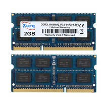 노트북 DDR3L 램 2GB 4GB 8GB PC3 8500 10600 12800 Sodimm 모듈 1066MHz 1333MHz 1600MHz 랩탑 PC3L 메모리 DDR3, [10] DDR3  2GB 1600-1.5V