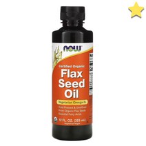 나우푸드 flax seed oil 아마씨 오일 아마씨유 기름 355ml 리놀렌산 올레산, 1개, 기본