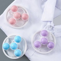 마미편해 4세대 버블 먼지 머리카락 회전형 세탁 세탁기 거름망 무려4개, 쿨한 블루4P