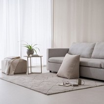 한샘 목까지 편안한 삼각 등쿠션 소형 에크루, 단일/상품