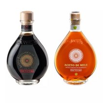 두에비토리에 Due Vittorie The classics 더 클래식 오로 발사믹 및 사과 식초 250ml 2병 세트, 1개