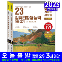 컴퓨터활용능력 1급 실기 기출문제집 교재 책 영진닷컴 2023 박윤정