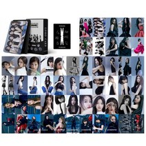 55 PCS/Set 아이돌 GI-DLE Lomo 카드 ITZY Photocards BP Aespa IVE Kep1er 레드 벨벳 Stayc 새 앨범 Photocard, [13] LESSERAFIM