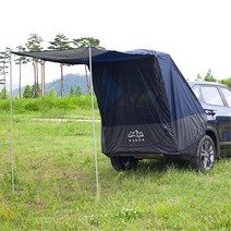 SUV 모기장 차박텐트 차량용어닝 솔캠 그늘막 차어닝, 베이지