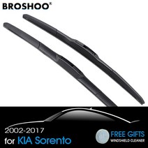 오토바이보조스크린 오토바이윈드스크린 broshoo car natural rubber 와이퍼 블레이드 clean windshield for kia sorento model to, sorento s-2616