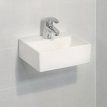 A-7 인테리어 미니세면기/ 수전 팝업트랩 별도구매 (클릭하여 선택), 인테리어미니세면기+매립고급수전+일반멍팝업+i트랩