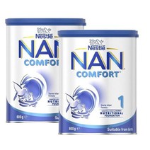 Nestle 네슬레 NAN 컴포트 스텝 1 베이비 분유 신생아 800g 2팩