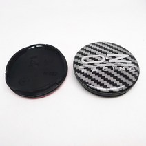 휠캡4pcs M582 OZ 레이싱 휠 캡 허브 자동차 센터 Hubcaps 림 교체 먼지 합금 커버 55mm, 04 Carbon Fiber