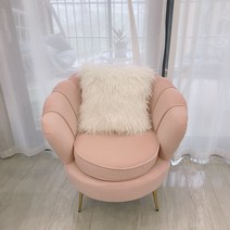 럭셔리 꽃 소파 1인용 공주 핑크 인테리어 의자 네일샵 2인용 3인용 4인용 거실 아파트 북유럽 심플 모던, 옅은 분홍