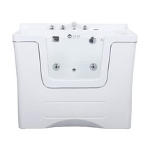 강아지목욕통 목욕업체 테이블 이동식 골든리트비러, 120cm 버블 스타일