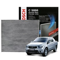 보쉬 활성탄 에어컨필터 코란도스포츠-C5891, 단품