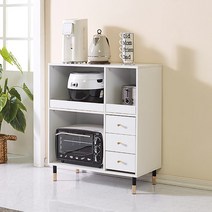 히트디자인 OEM 감각적인 아이템 깔끔한 수납의 완성_아무르 긴문 렌지대_H160, 화이트,오크화이트