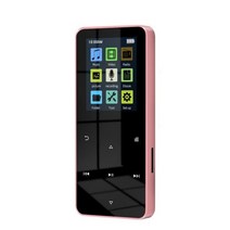 MP4플레이어 휴대용 오디오 Hifi Mr Mp 3 4 음악 Mp4 및 Mp3 플레이어 블루투스 스크린 헤드폰 라디오 FM Txt 비디오 Flac Lecteur, Pink_8GB