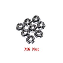 1-4pcs EVE 280AH 310Ah 320Ah M6 구리 버스 바 커넥터 배터리 M6 나사 커넥터 배터리 LiFePO4 CATL 3.2V Lifepo4 배터리, 4pcs-M6 nut