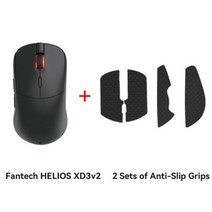 레이저포인터usb충전가능 FANTECH HELIOS XD3V2 유선 및 무선 게임용 마우스 16000 인치 당 점 PIXART 3370 Kailh 8.0 만 83G 게이머 용 경량, [05] XD3 V2 BLACK Combo2, 한개옵션1
