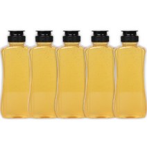 리빙패밀리 원터치 꿀병 용기 블랙뚜껑, 5개, 원터치꿀병용기 1000ml(블랙), 1000ml