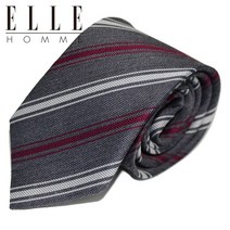 [ELLE HOMME] 엘르옴므 실크넥타이 - 윈저 그레이