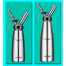 생크림 휘핑기 카페 케이크 휘핑건 휘핑가스 휘핑크림기계, 올 알루미늄 1000ml