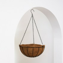 행잉플랜트 코코넛 행잉화분 야자화분 코코넛화분 모음, 코코넛행잉화분 35cm 특대형+체인사은품