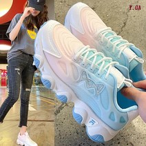Y.GA 2023 봄 신형 여성 매쉬 통기성이 좋아요 런닝화 데일리 헬스 운동 캐주얼 슈즈 5cm 키높이신발 옥외 등산 트레킹화 푹신한 발편한 통굽 운동화 미끄럼 방지 내마모