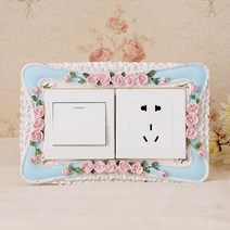 액자 그림액자 인테리어액자 사진액자 원목액자수지 스위치 스티커 그림 프레임 전원 커버 장식 소켓 세트, 20 21