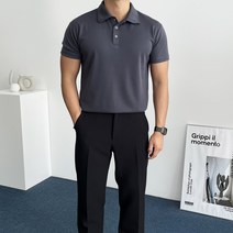 데일트 센트 남자 머슬핏 반팔 카라티