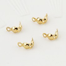 100p 마스크 비즈공예 올챙이캡 목걸이 KK431 스트랩, 골드(100p)