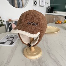 폴제이 귀달이모자 군밤모자 털모자 방한모자 귀도리모자 여자겨울모자