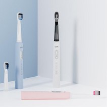 음파 전동칫솔 진동 치아관리 교정 좋은습관 이물질 상쾌 칫솔질 입냄새 양치, 화이트