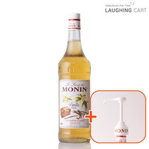 [러핑카트] 모닌 바닐라 시럽 1000ml+모닌 시럽 펌프(과일분말증정)