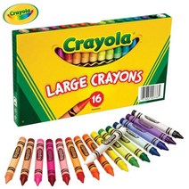 크레욜라 굵은크레용 16색 (리프트박스형) (520336)