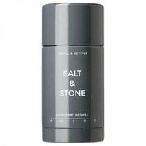 Salt & Stone 솔트 앤 스톤 Natural 데오도란트 젤 2.6온스 - 산탈 베티버