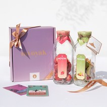 묘약 담금주키트 2구 선물세트 - 500ml X 2ea, 2병, 500ml X 2ea (보자기 포함)