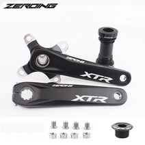 자전거부품 자전거 기어 크랭크 3x9S 3x10S 자전거 크랭크셋 104/64BCD 산악 하단 브래킷 포함 Shimano xtr, 11 Crank-BB Black