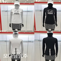 파사디 파사디 골프 여성 저데니아 마스크 일체형 소매 냉감 이너 티셔츠 P21ATPM04M2