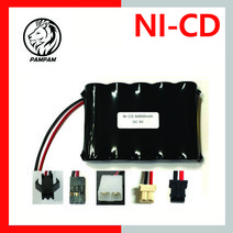 PORESO 6V AA 600mAh 니카드 Ni-CD 수신기 RC RC카 탱크 워탱크 락크롤러 탑크롤러 배터리, 옵션3)KEP컨넥터